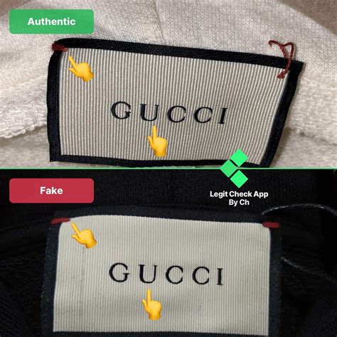 fake gucci metallic jacket|Gucci neck tag.